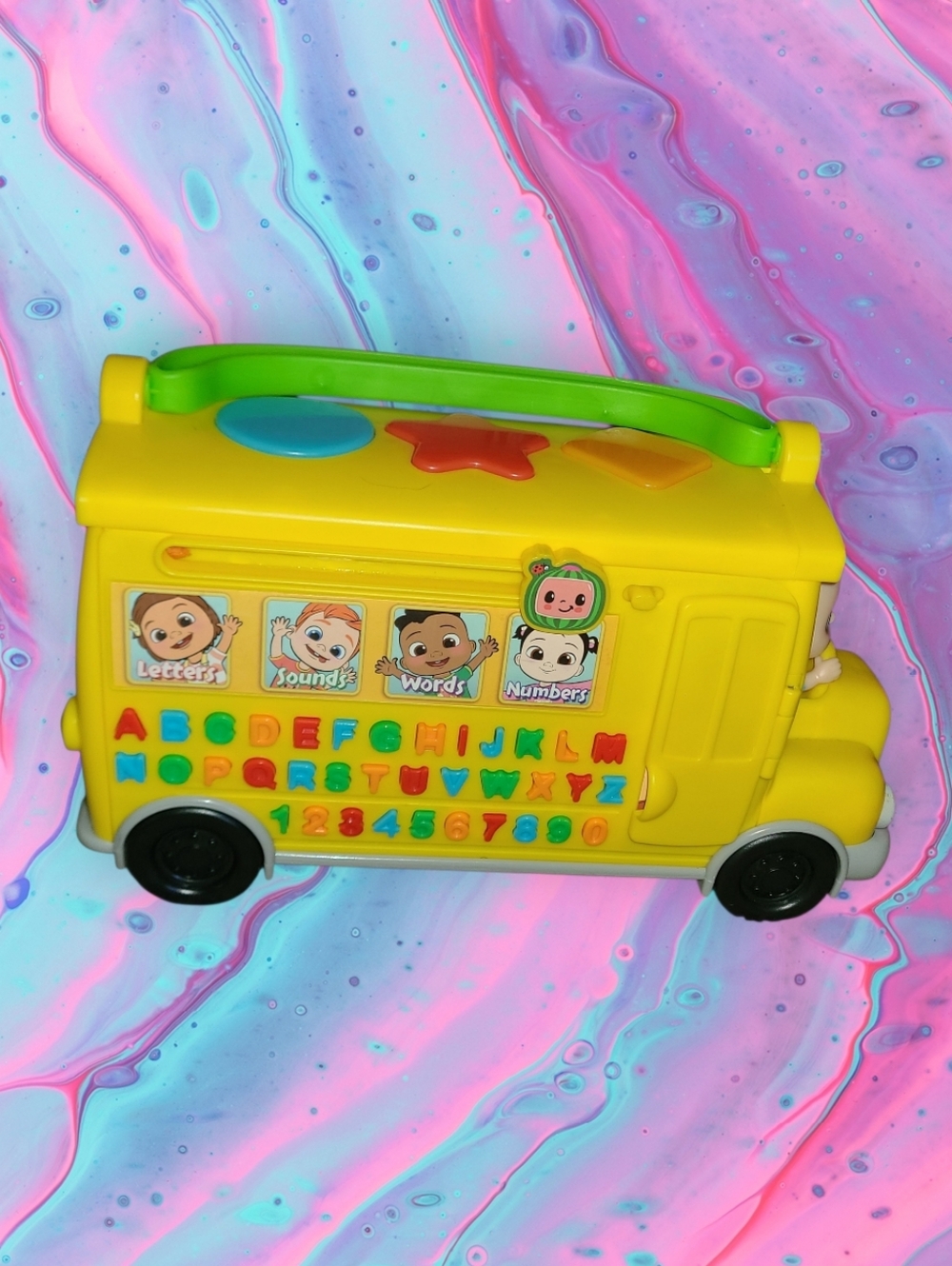 Cocomelon alphabet bus